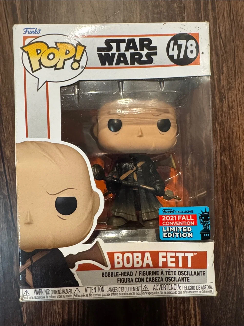 Boba Fett Funko Pop! #478 2021 Fall Convention Limited Edition